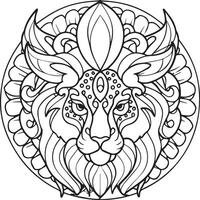 Animals coloring pages for coloring book. Animals coloring pages vector