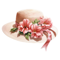ai generato alla moda ombra primavera sole cappello - elevare il tuo Guarda con un' di moda copricapo png