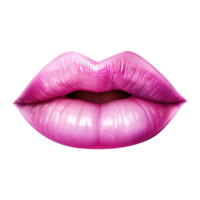 AI generated Kisses of Love Valentine Lips - Charming Feature for Heartfelt Celebrations png