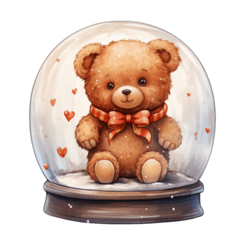 ai genererad förtjusande minnessak hjärtans dag snökula - romantisk scen uttrycker kärlek png