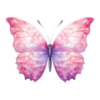 AI generated Fluttering Love Valentine Butterfly - Colorful Wings for Heartfelt Celebrations png