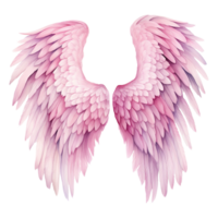ai generiert paradiesisch Liebe Valentinstag Engel Flügel - - ätherisch Eleganz zum herzlich Feierlichkeiten png