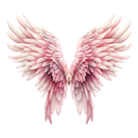 AI generated Heavenly Love Valentine Angel Wings - Ethereal Elegance for Heartfelt Celebrations png