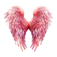 AI generated Heavenly Love Valentine Angel Wings - Ethereal Elegance for Heartfelt Celebrations png