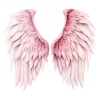 AI generated Heavenly Love Valentine Angel Wings - Ethereal Elegance for Heartfelt Celebrations png