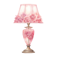 AI generated Glowing Romance Valentine Lamp - Charming Illumination for Heartfelt Celebrations png