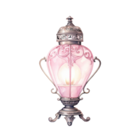 AI generated Glowing Romance Valentine Lamp - Charming Illumination for Heartfelt Celebrations png