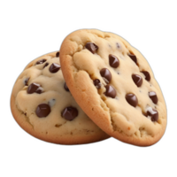 chocolate chip Galleta en transparente antecedentes png