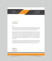 Print Ready Creative Letterhead Design vector