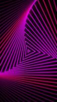 rose Triangle lignes technologie futuriste mouvement effet boucle Contexte video