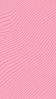 Minimal abstract thin white color wavy line moving pink background video