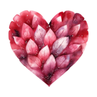 ai genererad symbolisk ikon valentine röd hjärta - en skön emblem av kärlek för särskild tillfällen png