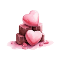 ai generado San Valentín día chocolate png