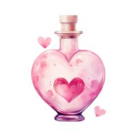 AI generated Mystical Love Elixir Valentine Love Potion - A Charming Blend for a Magical Valentine's Day png