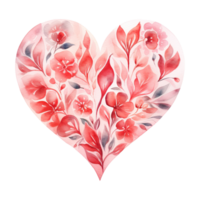 AI generated Capturing Love in Pink Valentine Heart - A Romantic Celebration of Affection and Happiness png