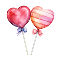 AI generated Sweet Love Symphony Valentine Candy - Tempting Sugary Delights for a Romantic Celebration png