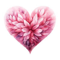 ai genererad fångande kärlek i rosa valentine hjärta - en romantisk firande av tillgivenhet och lycka png