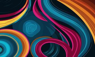 Abstract background with colorful lights vector