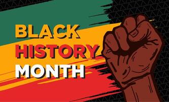 black history month vector