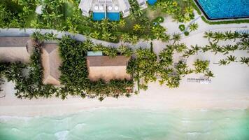 Luxurious Beach Resort Aerial Paradise photo