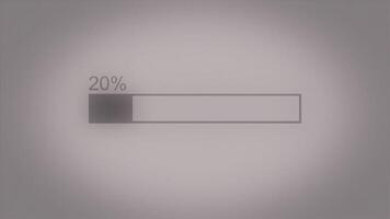 Progress bar. Illustration of uploading, downloading, transferring process. Modern loading bar animation on dark polygonal geometric surface. Loading Process to Complete. Futuristic pending loading video