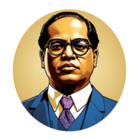 ai generiert glücklich Ambedkar Jayanti png