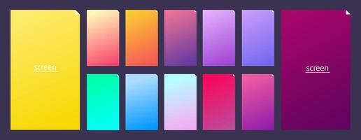 Soft pastel gradient smooth and vibrant color background vector