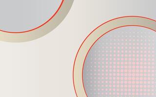 Abstract background with red circles vector