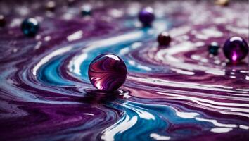 AI generated Fluid Background Design photo