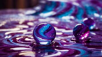 AI generated Fluid Background Design photo