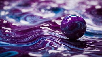 AI generated Fluid Background Design photo