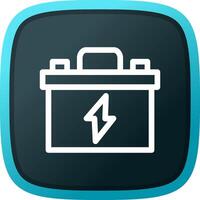 Battery Creative Icon Design vector