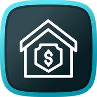 Home Insurance Creative Icon Design vector