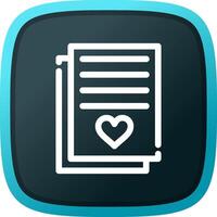 Love Letter Creative Icon Design vector