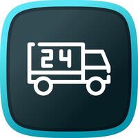 Truck Creative Icon Design vector