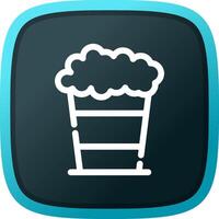 Popcorn Creative Icon Design vector