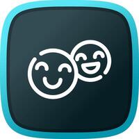 Happiness Creative Icon Design vector