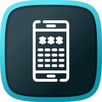 Pin Code Creative Icon Design vector