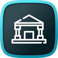 Bank Creative Icon Design vector