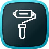 Paint Roller Creative Icon Design vector