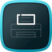 Printer Creative Icon Design vector