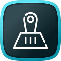 Garbage Picker Creative Icon Design vector