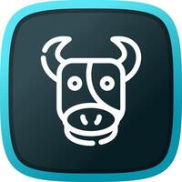 Cow Creative Icon Design vector