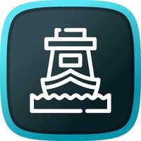 Ship Creative Icon Design vector