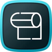 Tissue Roll Creative Icon Design vector