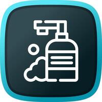 Shampoo Creative Icon Design vector