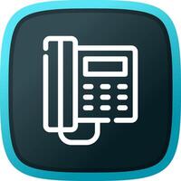 Telephone Creative Icon Design vector