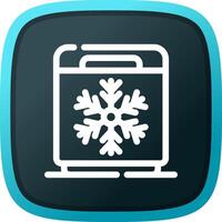 Freezer Creative Icon Design vector