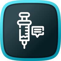 Syringe Creative Icon Design vector