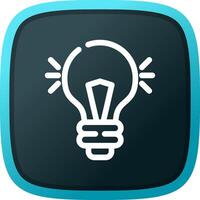 Light Bulb Creative Icon Design vector